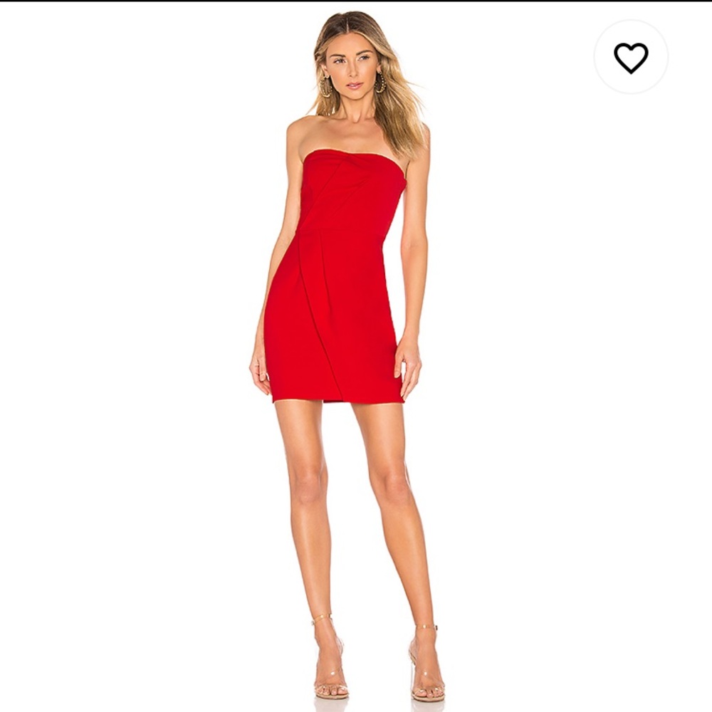 Red Dress from Revolve